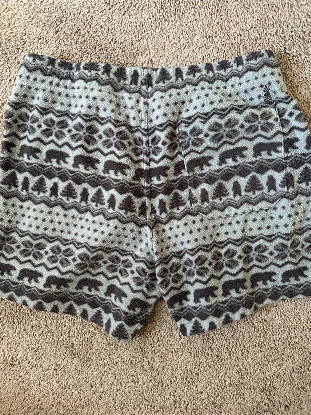 Chubbies Light Gray Fleece Lounge Shorts - Picture 5 of 8